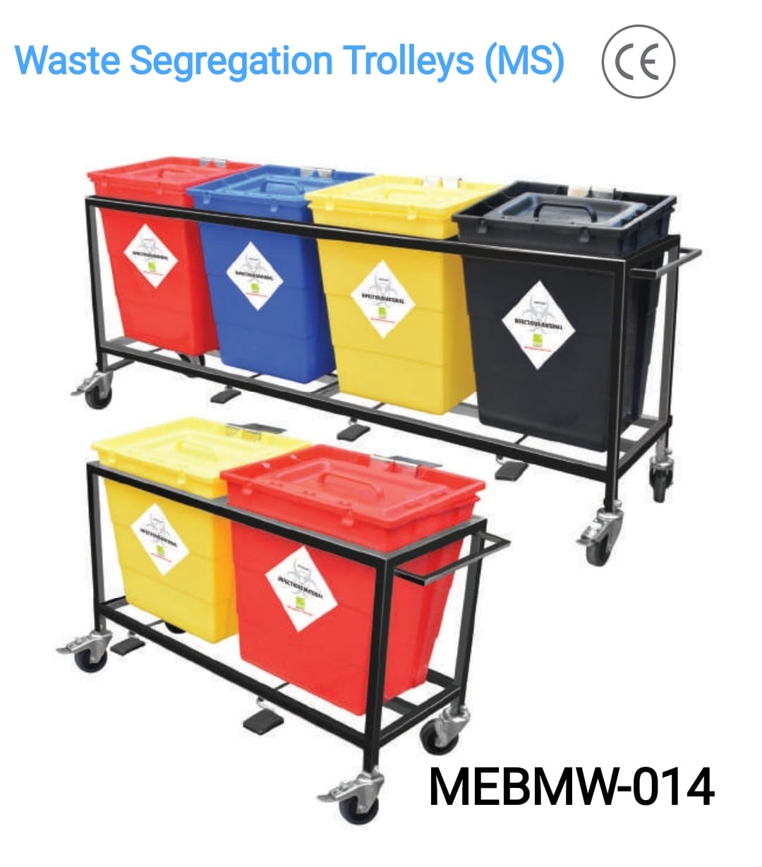 WASTE SEGREGATION
TROLLEYS (MILD STEEL)4/60